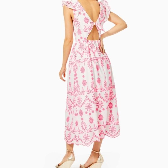 NWT Lilly Pulitzer Lillyanne Midi Dress size 8 - Picture 2 of 8